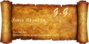 Ganz Gizella névjegykártya